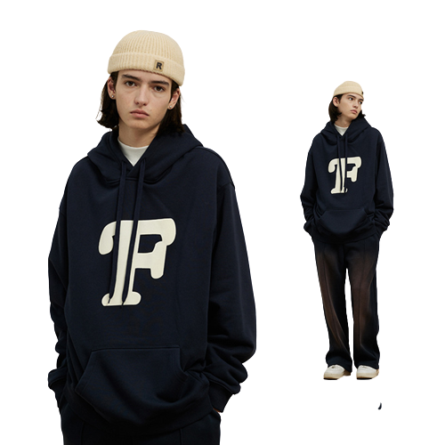 UNF Letter Foam Printing Hoodie