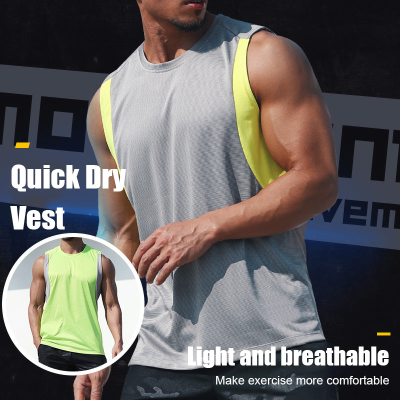 Fitness Men's Vest Loose Casual Quick-drying Breathable Sports Tank Top