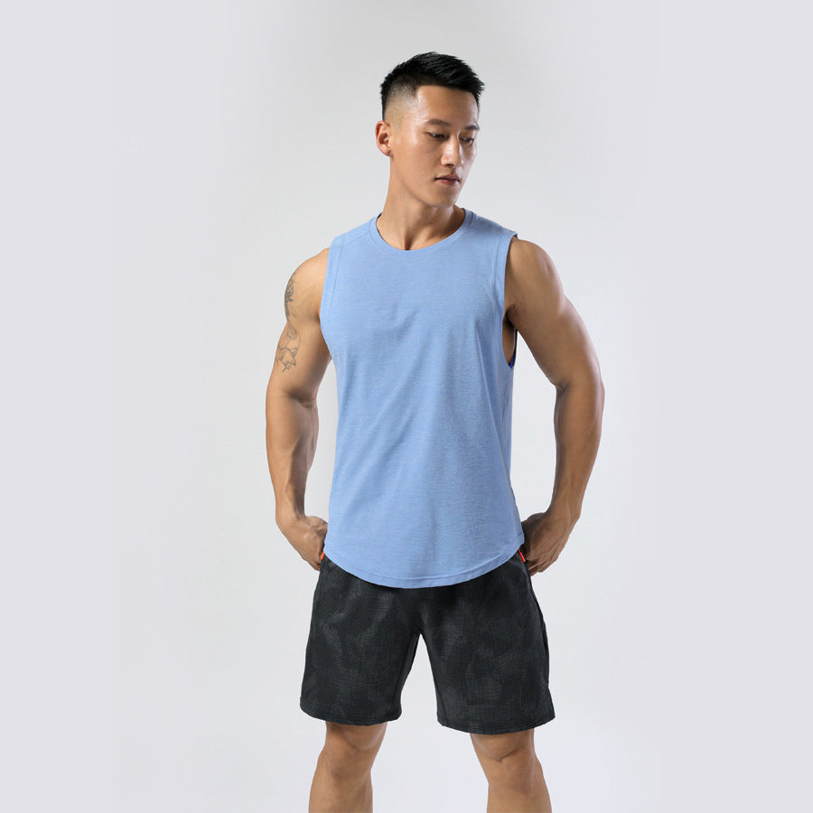 100% Polyester Men's tank top