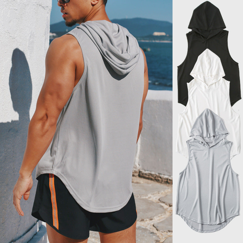 Men's Fitness Hooded Tank top