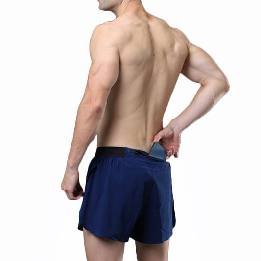 Polyester Breathable Fitness Workout Shorts Men