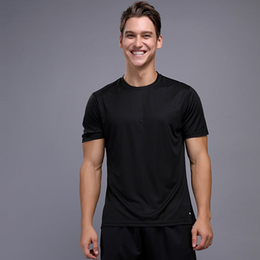 Outdoor sports training fitness clothes quick-drying men T-shirt set