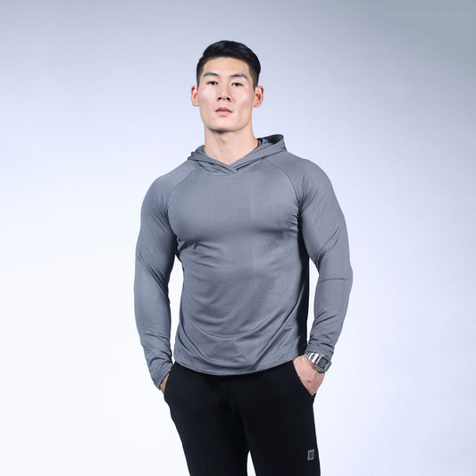 Men Bodybuilding Long sleeve Sweatshirt Gyms Fitness Workout Jogge hoodies