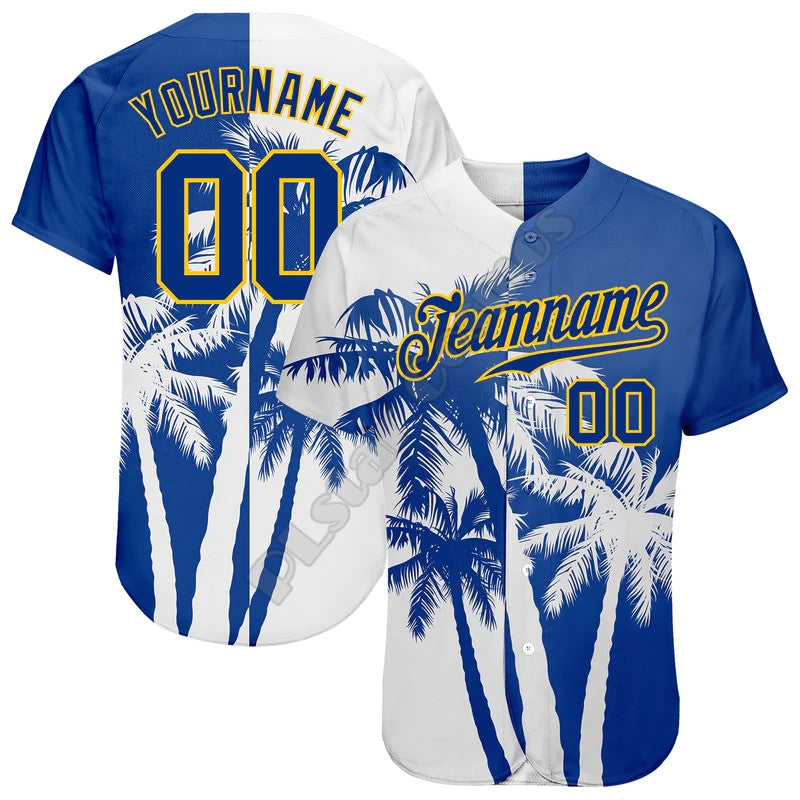 Beach Style Authentic Baseball Shirt