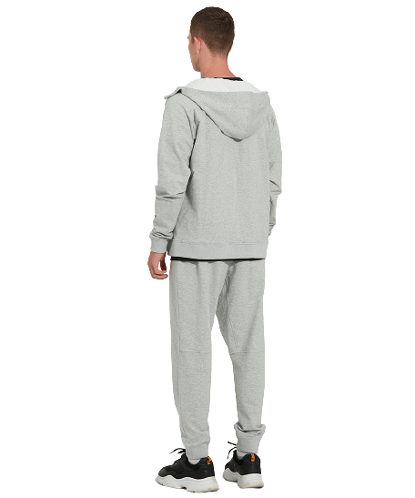 Zipper Hooded sweater jacket sports pants zipper pocket set