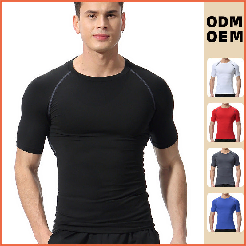 Sports Fitness PRO Tights Quick-Drying Raglan T-Shirt