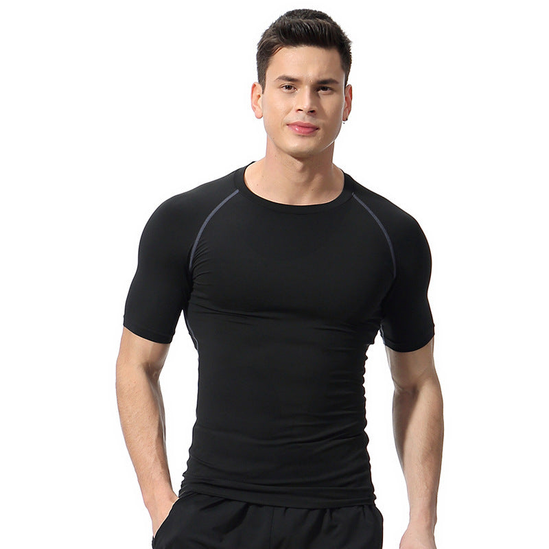 Sports Fitness PRO Tights Quick-Drying Raglan T-Shirt