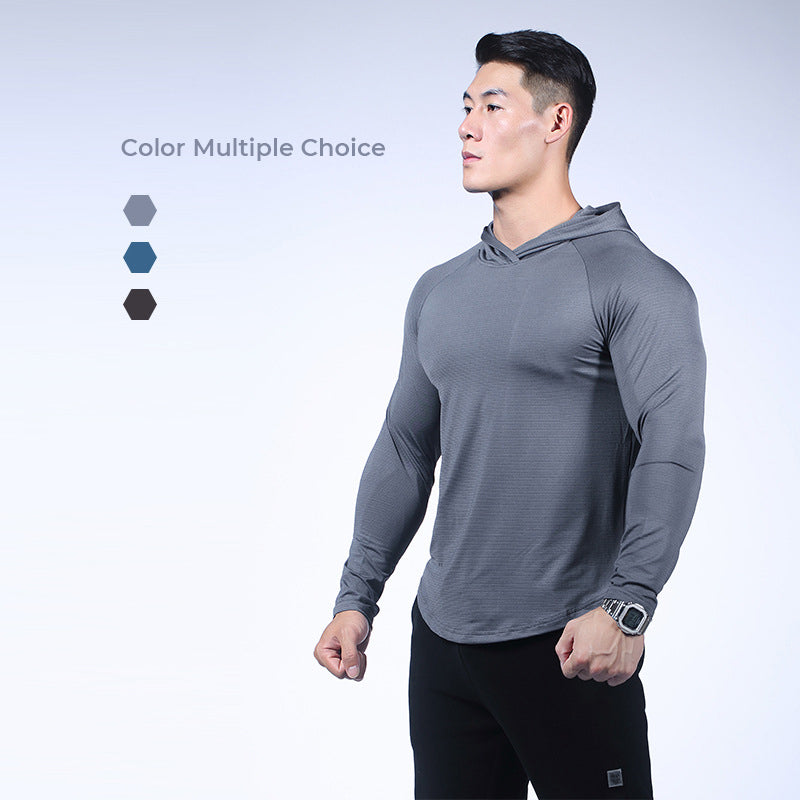 Men Bodybuilding Long sleeve Sweatshirt Gyms Fitness Workout Jogge hoodies