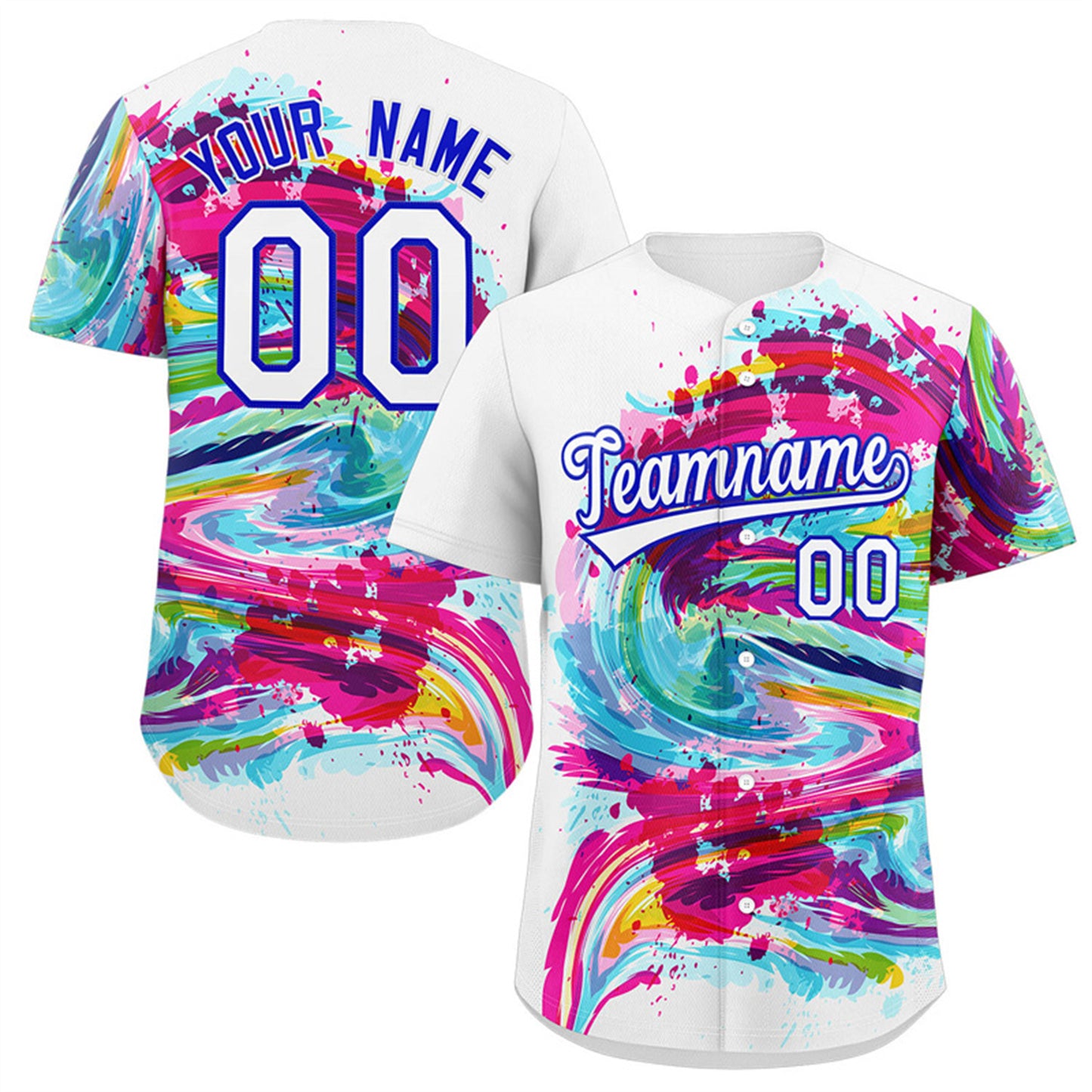 New Custom Beach Style Baseball Jerseys