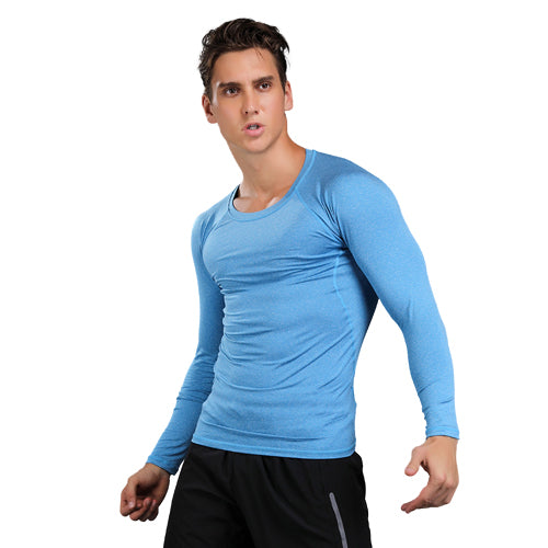 Fitness T-Shirts Compression Tshirts Workout Quick Dry Fit Sport