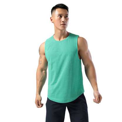 100% Polyester Men's tank top